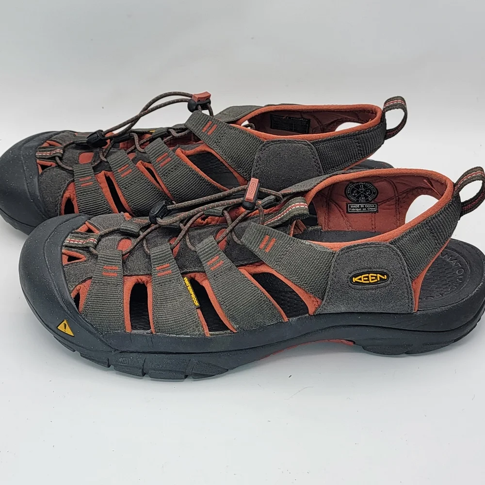 KEEN Men's Outdoor Sandals - Gray and Orange SIZE‎ 13  #1744